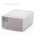 Schubladen-Aufbewahrungsbox aus transparentem Kunststoff